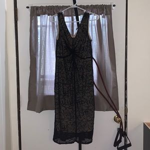 Black lace dress